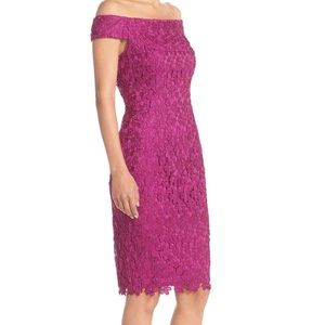 Berry colored special occasion dress